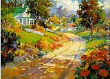 Autumn Canvas Paintings - A Crisp Autumn Day